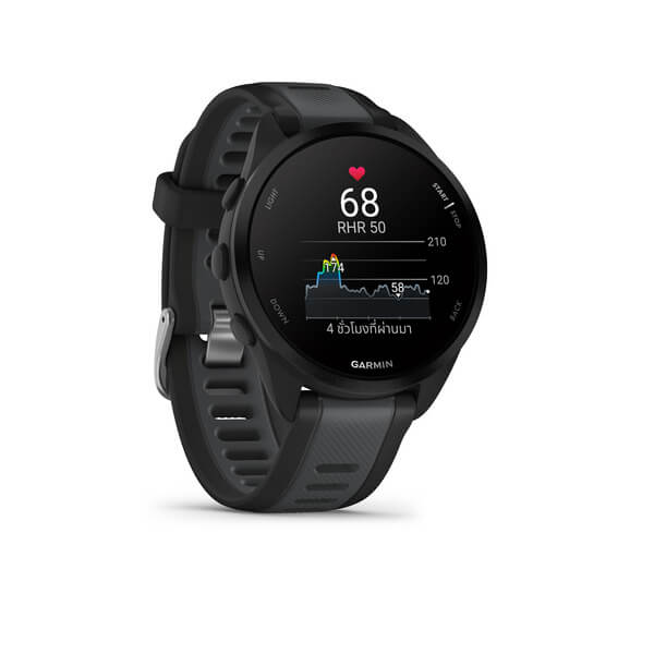 นาฬิกาสมาร์ทวอทช์ GARMIN FORERUNNER 165 สี BLACK SLATE_3